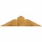 Ekena Millwork Portland Rough Sawn Timber Gable Bracket, Western Red Cedar, 36"W x 9"H x 6"D x 6"F, 6/12 Pitch GBW036X09X0606POR00RWR - alternate 1